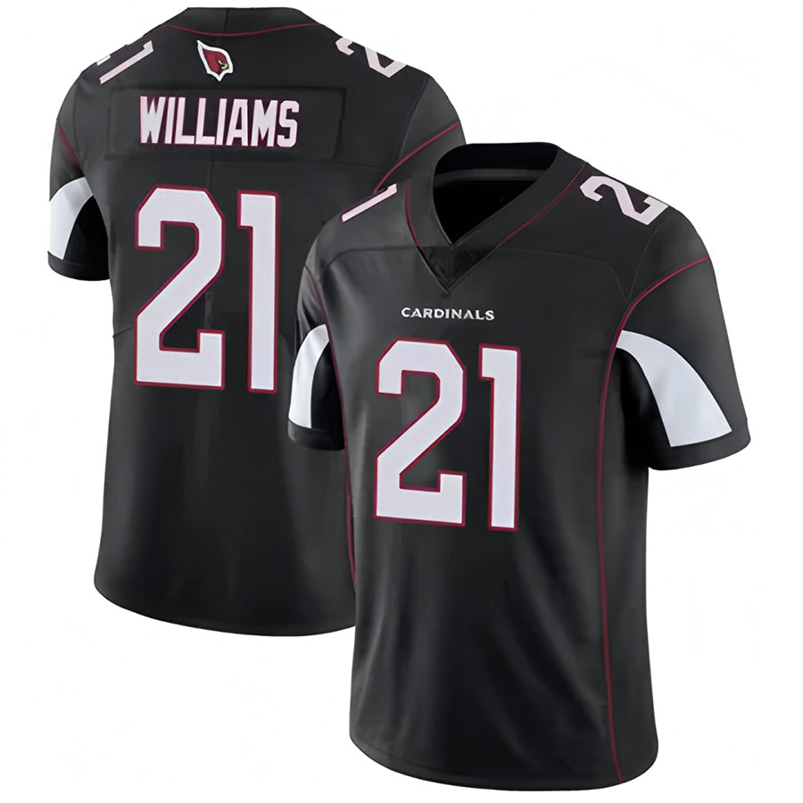 A.Cardinals #21 Garrett Williams Player Black Vapor Untouchable Elite Edoa Stitched Jerseys