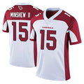 A.Cardinals #15 Gardner Minshew II Player White Vapor Limited Home Game Edoa Stitched Jerseys