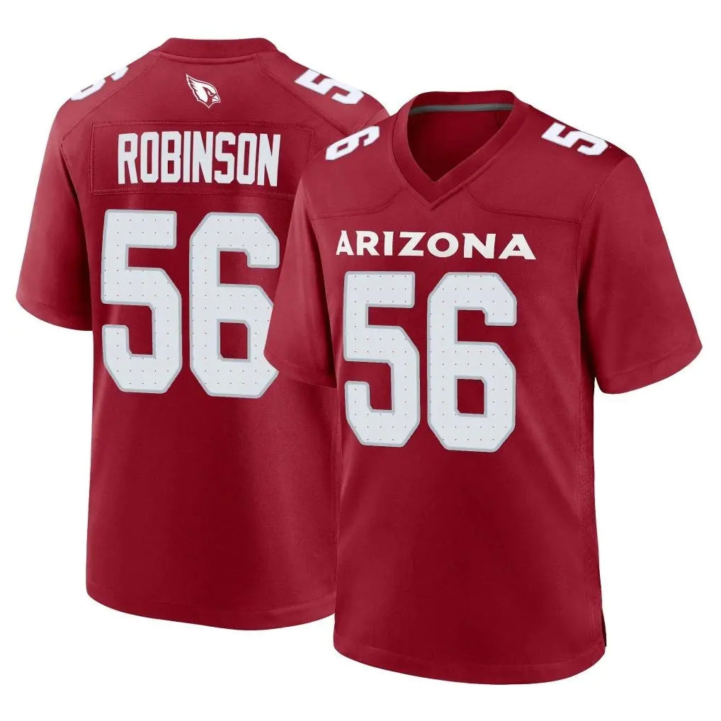 A.Cardinals #56 Darius Robinson Player Cardinal Limited Home Game Edoa Stitched Jerseys