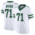 NY.Jets #71 Josh Myers Player White Legacy Limited Vapor F.U.S.E. Home Game Edoa Stitched Jerseys