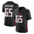 A.Falcons #65 Matthew Bergeron Player Black Vapor Untouchable Limited Home Game Edoa Stitched Jerseys