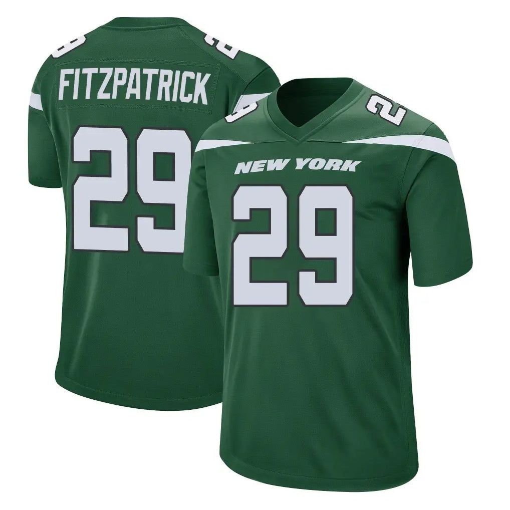 NY.Jets #29 Minkah Fitzpatrick Player Green Home Game Edoa Stitched Jerseys