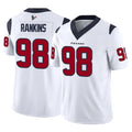 H.Texans #98 Sheldon Rankins Player White Limited Vapor F.U.S.E. Home Game Edoa Stitched Jerseys