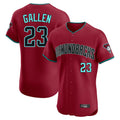 A.Diamondbacks #23 Zac Gallen Player Red Limited Elite Home Game Edoa Stitched Jerseys