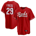 C.Reds #29 TJ Friedl Player Red Home Game Edoa Stitched Jerseys