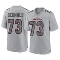 A.Cardinals #73 Isaac Seumalo Player Gray Atmosphere Fashion Home Game Edoa Stitched Jerseys