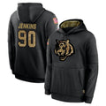 C.Bengals #90 Kris Jenkins Jr Player Black Salute to Service Pullover Hoodies Limited Edoa Stitched Jerseys