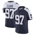 D.Cowboys #97 Kenny Clark Player Navy-White Limited Alternate Vapor Untouchable Home Game Edoa Stitched Jerseys