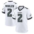 P.Eagles #2 Riq Woolen Player White Game Home Edoa Stitched Jerseys