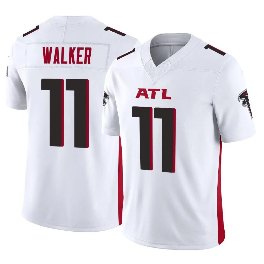 A.Falcons #11 Jalon Walker Player White Vapor F.U.S.E. Limited Edoa Stitched Jerseys