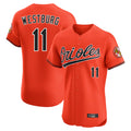 B.Orioles #11 Jordan Westburg Player Orange Limited Elite Home Game Edoa Stitched Jerseys