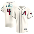 A.Diamondbacks #4 Ketel Marte Player Cream Limited Edoa Stitched Jerseys