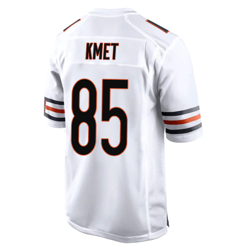 C.Bears #85 Cole Kmet Player White Home Game Edoa Stitched Jerseys