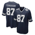 D.Cowboys #87 Jake Ferguson Player Navy Home Game Edoa Stitched Jerseys