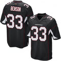 A.Cardinals #33 Trey Benson Player Black Alternate Game Edoa Stitched Jerseys