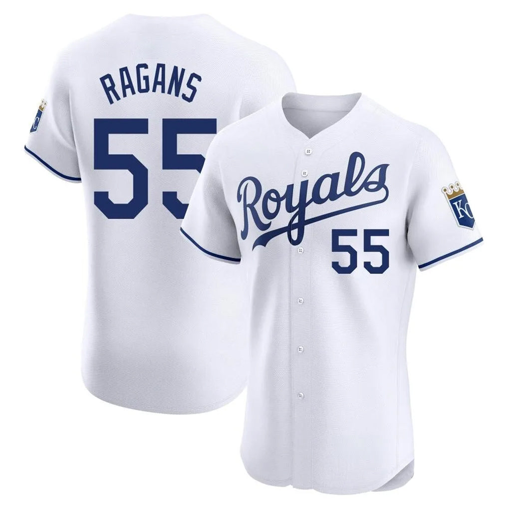 KC.Royals #55 Cole Ragans Player White Alt Limited Elite Home Edoa Stitched Jerseys