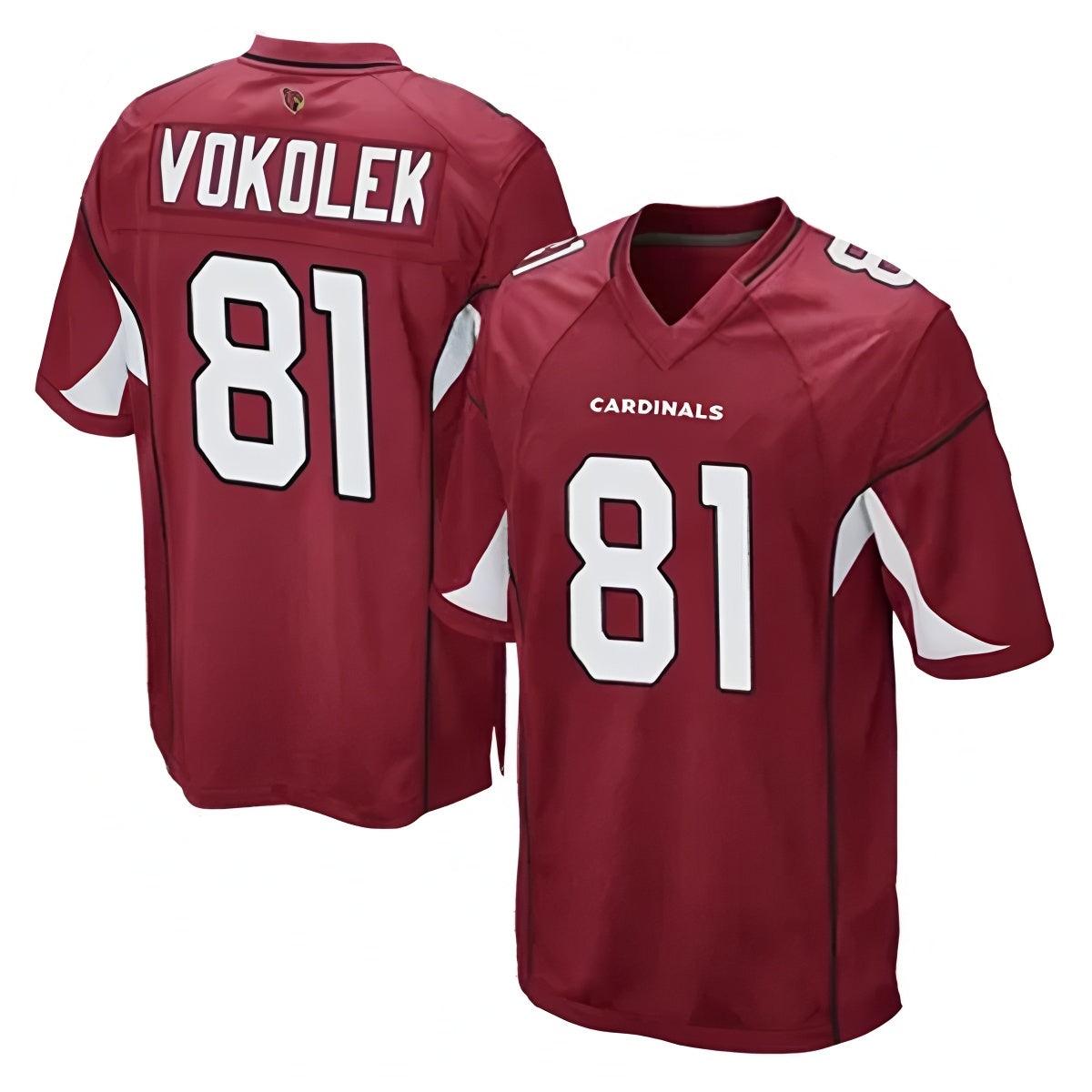 A.Cardinals #81 Travis Vokolek Player Cardinal Game Edoa Stitched Jerseys