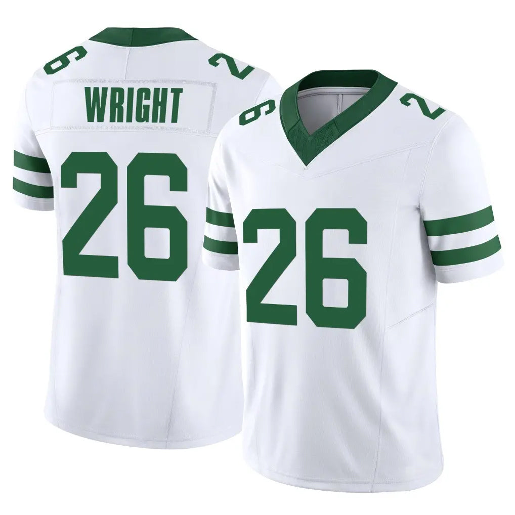 NY.Jets #26 Nahshon Wright Player White Legacy Limited Vapor F.U.S.E. Home Game Edoa Stitched Jerseys