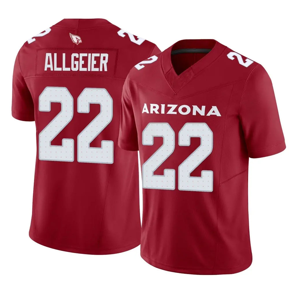 A.Cardinals #22 Tyler Allgeier Player Cardinal Vapor F.U.S.E. Limited Home Game Edoa Stitched Jerseys