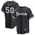 C.White Sox #50 Lenyn Sosa Player Black City Connect Home Game Edoa Stitched Jerseys