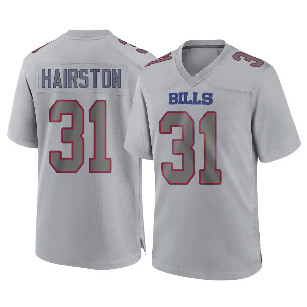 B.Bills #31 Maxwell Hairston Player Gray Fashion Home Game Edoa Stitched Jerseys