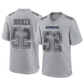 D.Cowboys #52 Tyler Booker Player Gray Atmosphere Fashion Home Game Edoa Stitched Jerseys