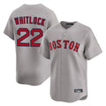 B.Red Sox #22 Garrett Whitlock Player Gray Road Limited Home Game Edoa Stitched Jerseys