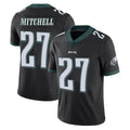 P.Eagles #27 Quinyon Mitchell Player Black Limited Vapor Untouchable Home Game Edoa Stitched Jerseys