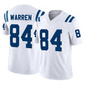 IN.Colts #84 Tyler Warren Player White Limited Vapor F.U.S.E. Home Game Edoa Stitched Jerseys