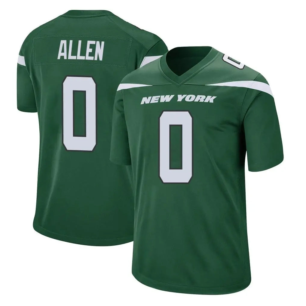 NY.Jets #0 Braelon Allen Player Green Home Game Edoa Stitched Jerseys