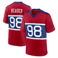 NY.Giants #98 DJ Reader Player Red Century Home Game Edoa Stitched Jerseys