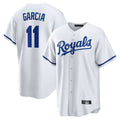 KC.Royals #11 Maikel Garcia Player White Home Game Edoa Stitched Jerseys