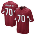 A.Cardinals #70 Paris Johnson Jr. Player Cardinal Home Game Edoa Stitched Jerseys