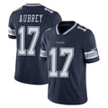 D.Cowboys #17 Brandon Aubrey Player Navy Vapor Untouchable Limited Home Game Edoa Stitched Jerseys