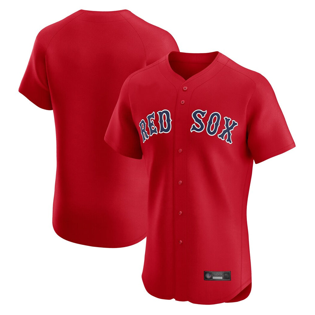 B.Red Sox ## Red Sox Blank Player Red Limited Elite Home Game Edoa Stitched Jerseys