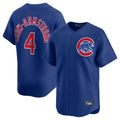 C.Cubs #4 Pete Crow-Armstrong Player Royal Limited Home Edoa Stitched Jerseys