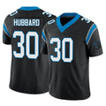 C.Panthers #30 Chuba Hubbard Player Black Vapor F.U.S.E. Limited Home Game Edoa Stitched Jerseys