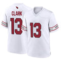 A.Cardinals #13 Kei'Trel Clark Player White Home Game Edoa Stitched Jerseys