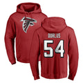 A.Falcons #54 Brandon Dorlus Player Red Pullover Hoodies Home Game Edoa Stitched Jerseys