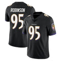 B.Ravens #95 Tavius Robinson Player Black Vapor Untouchable Limited Home Game Edoa Stitched Jerseys