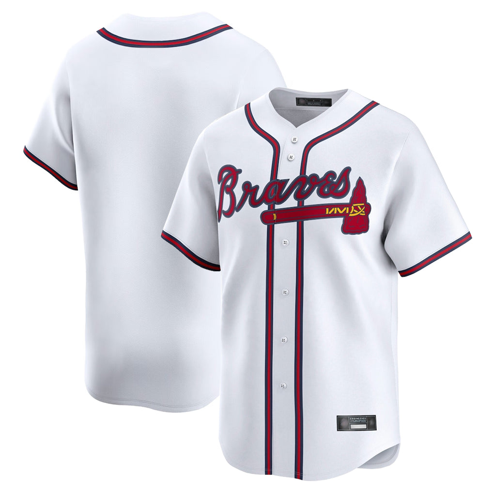 A.Braves ## Braves Blank Player White Limited Home Game Edoa Stitched Jerseys