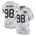 NY.Giants #98 DJ Reader Player Arctic Camo Salute To Service Limited Game Edoa Stitched Jerseys