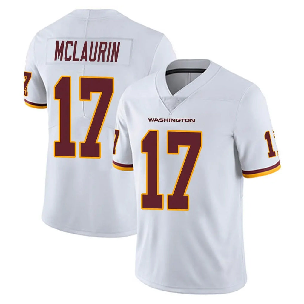 W.Commanders #17 Terry Mclaurin Player White Limited Vapor Untouchable Home Game Edoa Stitched Jerseys