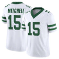 NY.Jets #15 Adonai Mitchell Player White Legacy Limited Vapor F.U.S.E. Home Game Edoa Stitched Jerseys