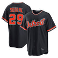 D.Tigers #29 Tarik Skubal Player Navy Home Game Edoa Stitched Jerseys