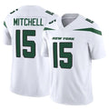 NY.Jets #15 Adonai Mitchell Player White Limited Vapor F.U.S.E. Home Game Edoa Stitched Jerseys