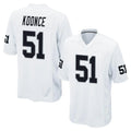 LV.Raiders #51 Malcolm Koonce Player White Home Game Edoa Stitched Jerseys