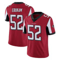 A.Falcons #52 Samson Ebukam Player Red Color Vapor Untouchable Limited Home Game Edoa Stitched Jerseys