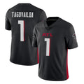 A.Falcons #1 Tua Tagovailoa Player Black Vapor Untouchable Limited Home Game Edoa Stitched Jerseys