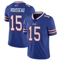 B.Bills #15 Greg Rousseau Player Royal Vapor Untouchable Limited Edoa Stitched Jerseys
